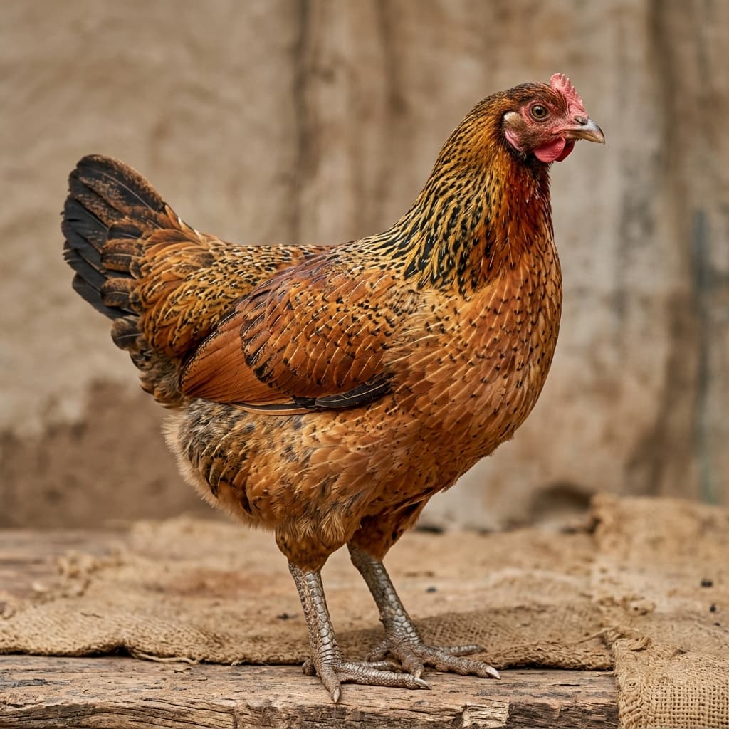 Heritage Gavran breed hen